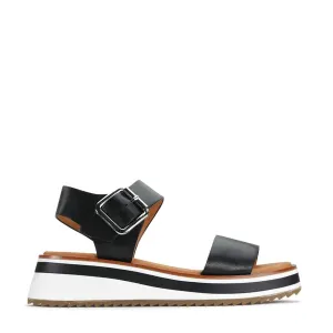 SPORTY LEATHER WEDGE SANDAL