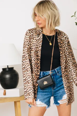 The Rizzo - Leopard Print Light Weight Blazer (S-3XL)