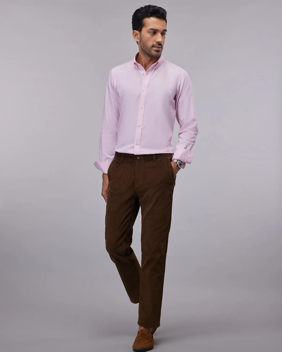 Washed Oxford Shirt - Pink