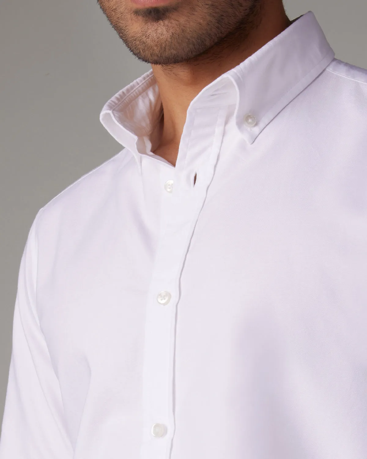 White Washed Oxford Shirt